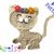 Cat Pattern Crochet Applique