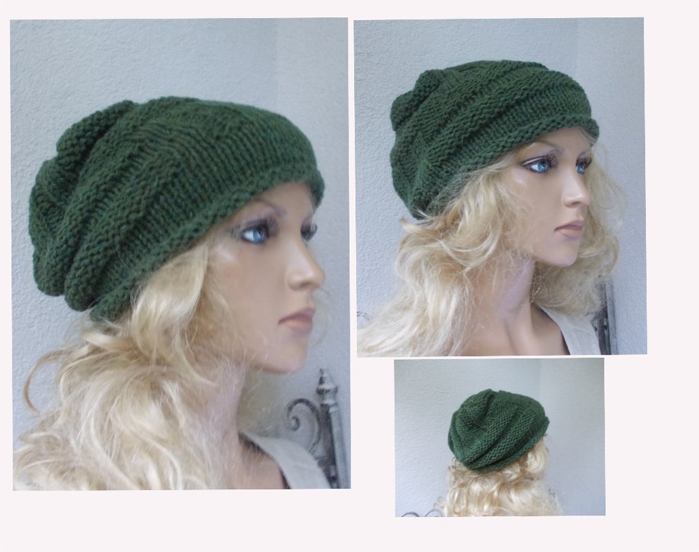 Strickanleitung für Mütze/Beanie mit tollem Wechselmuster, unisex, Frauen und Männer, Kopfumfang 54 - 64/66 cm