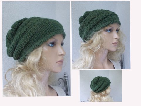 Strickanleitung für Mütze/Beanie mit tollem Wechselmuster, unisex, Frauen und Männer, Kopfumfang 54 - 64/66 cm