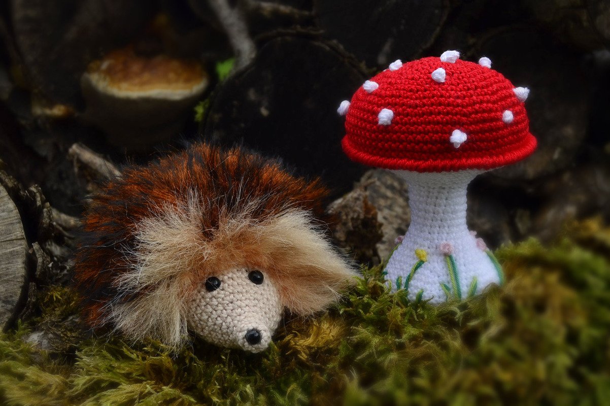 Glückbringer Fliegenpilze 3er Set in 3 verschiedenen Größen Herbstdeko Neujahr - Bild 4