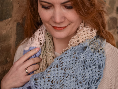 crochet pattern infinity scarf