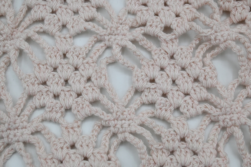 crochet pattern infinity scarf "wind & sea"