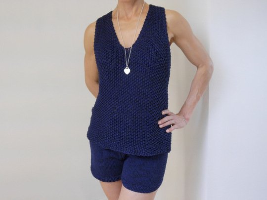 Strickanleitung - Zweiteiler  - DARK BLUE - No.173 - Bild 4