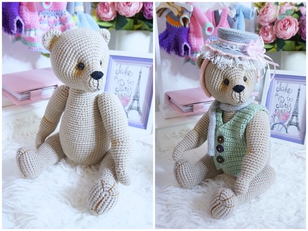 Big bear crochet pattern ( not include clothing )