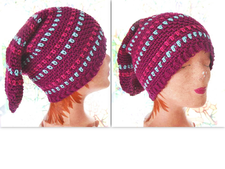 Zipfelmütze Long Way zum Häkeln