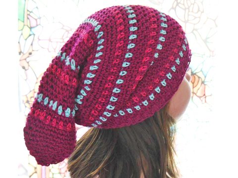 Zipfelmütze Long Way zum Häkeln