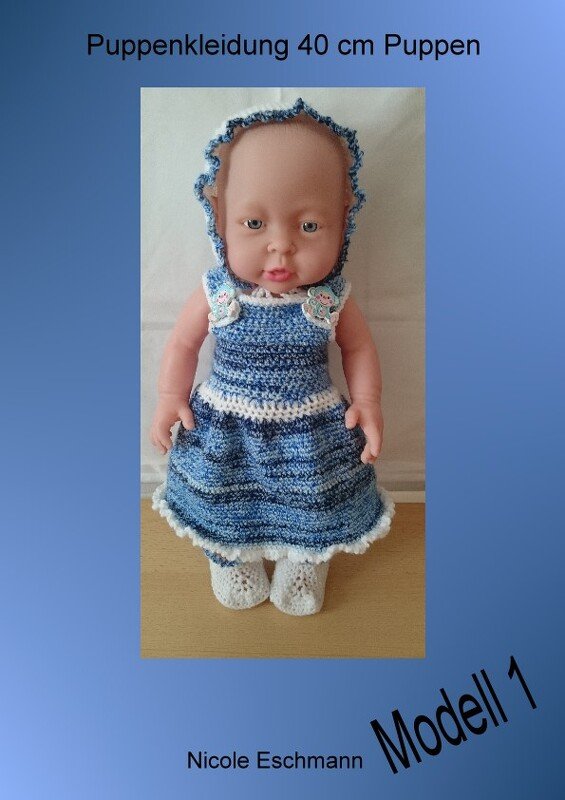 Puppenkleiderset 40 cm Puppen Modell 1