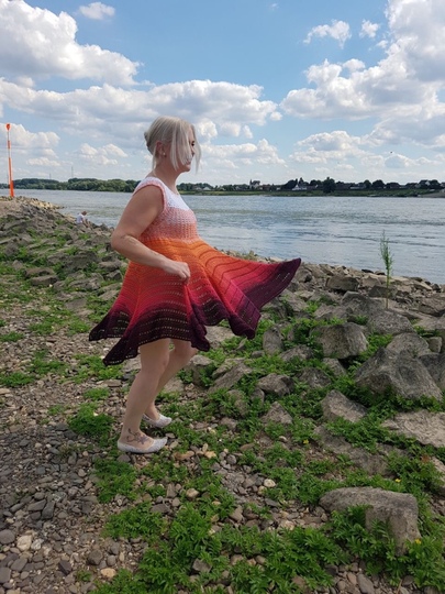 Häkelanleitung Kleid "Kisses in the Sun" - alle Größen/RVO