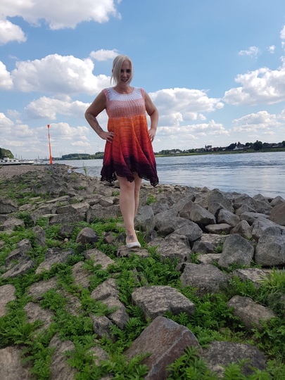 Häkelanleitung Kleid "Kisses in the Sun" - alle Größen/RVO