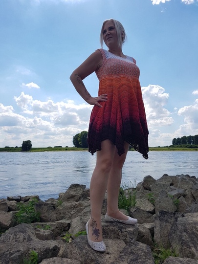 Häkelanleitung Kleid "Kisses in the Sun" - alle Größen/RVO