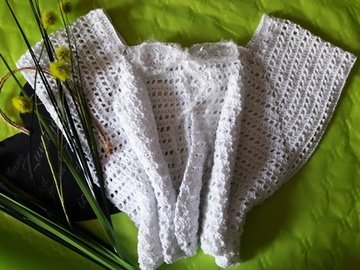 Häkelanleitung Jäckchen für Hochzeit - Größe variabel