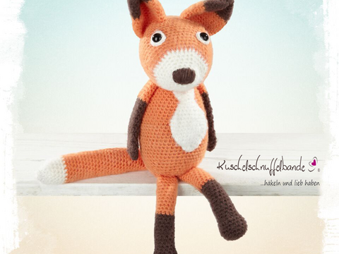 Häkelanleitung Kuschelschnuffelbande Fuchs