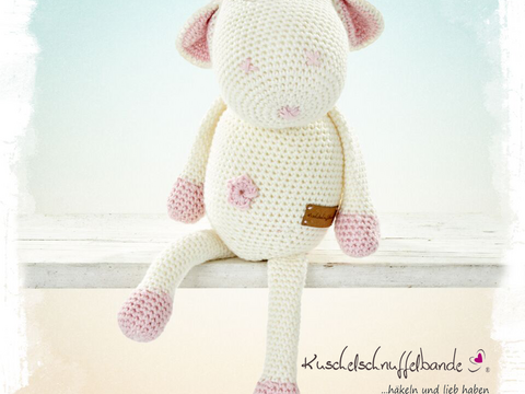 Häkelanleitung Kuschelschnuffelbande Schaf "Wölkchen"