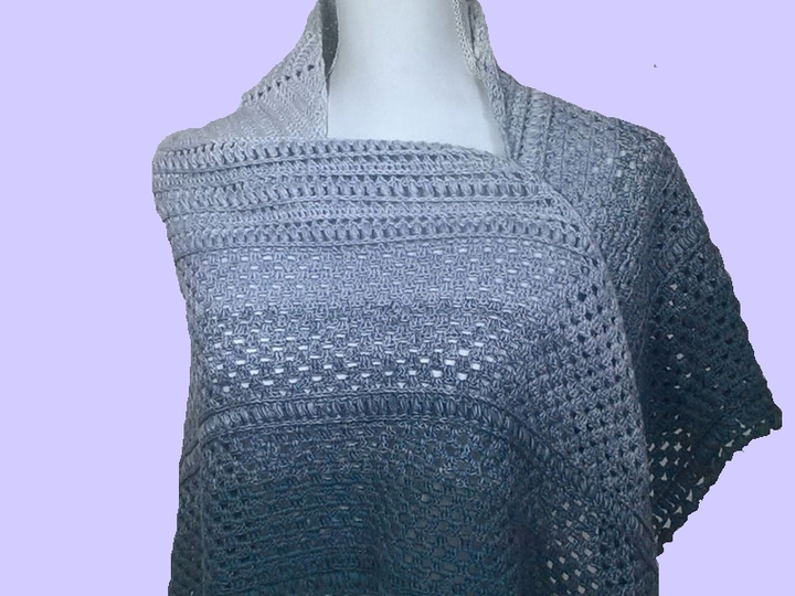 Häkelanleitung Dreieckstuch Noppentraum