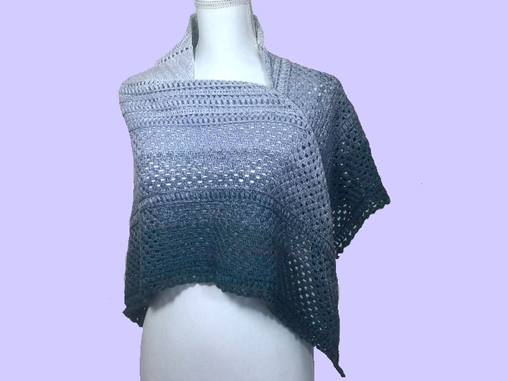 Häkelanleitung Dreieckstuch Noppentraum