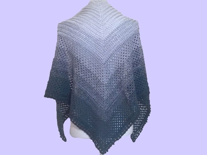 Häkelanleitung Dreieckstuch Noppentraum