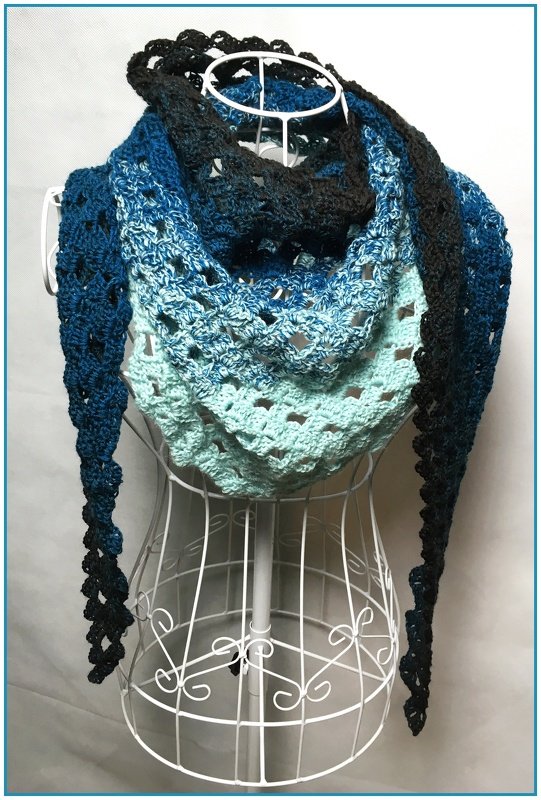 Grid look Shawl - Image 2
