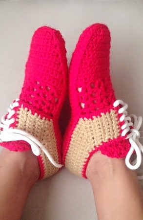 Crochet Pattern for woman Oxford Shoes, Unisex house slippers- U.S. Big girls and teens sizes 3-7, Women Us 3-12, with video links
