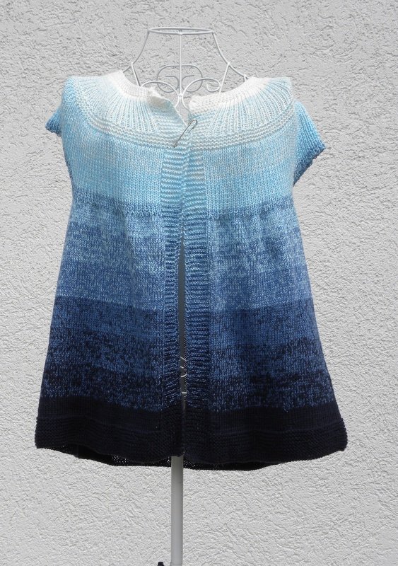 Raglanpulli GLETSCHEREIS mit 2 Bobbel stricken - Bild 3