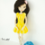 Pattern Doll Jessica + clothes (boots, dress and a bag)