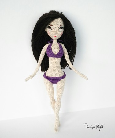 Pattern Deal - Doll Jessica Body and 3x Clothes