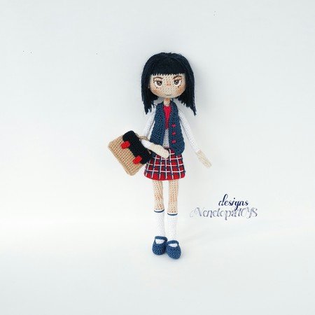Pattern Doll Schoolgirl