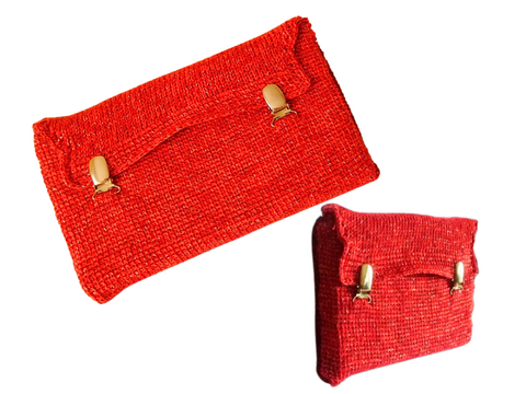 Tunesisch gehäkelte Handtasche Anleitung in Lieblingsfarbe