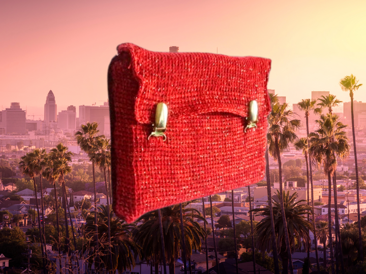 Tunesisch gehäkelte Handtasche Anleitung in Lieblingsfarbe