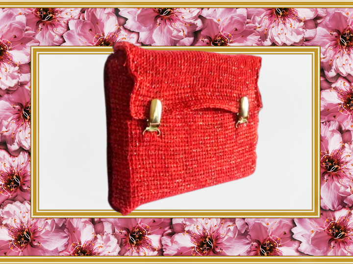 Unique Handmade Tunesian Stitch Clutch Crochet Pattern