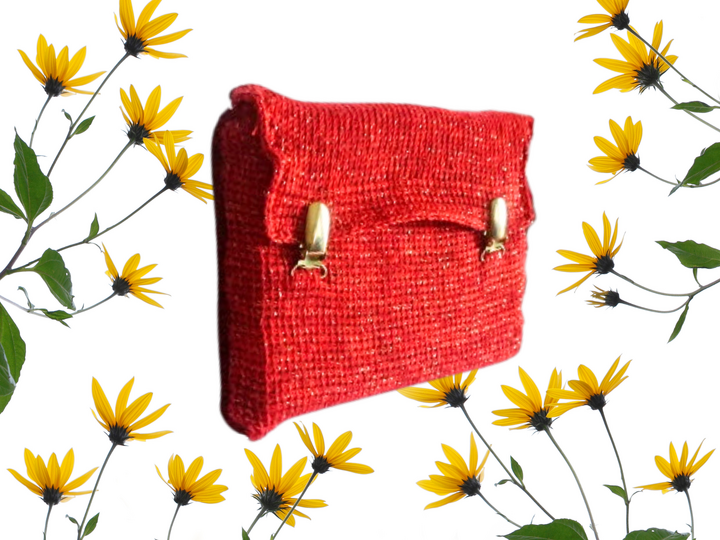 Unique Handmade Tunesian Stitch Clutch Crochet Pattern