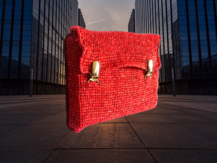 Unique Handmade Tunesian Stitch Clutch Crochet Pattern