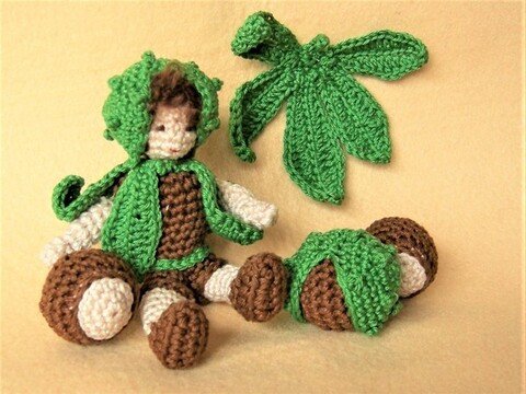 Häkelanleitung Blumenkind Kastanie