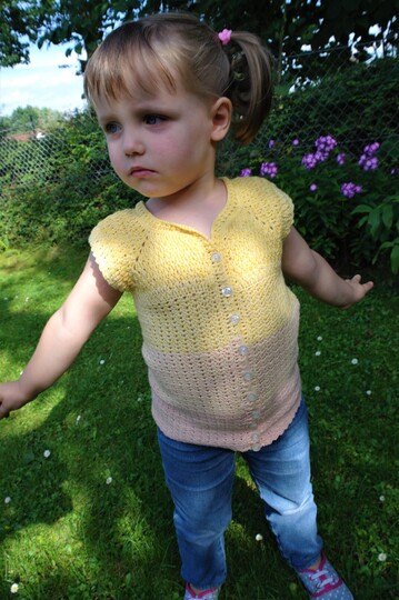Häkelanleitung Weste/ Kurzarmjacke für Kinder (alle Größen)