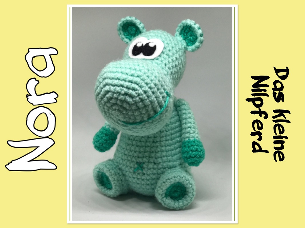 Nilpferd Hippo Nora Häkelanleitung