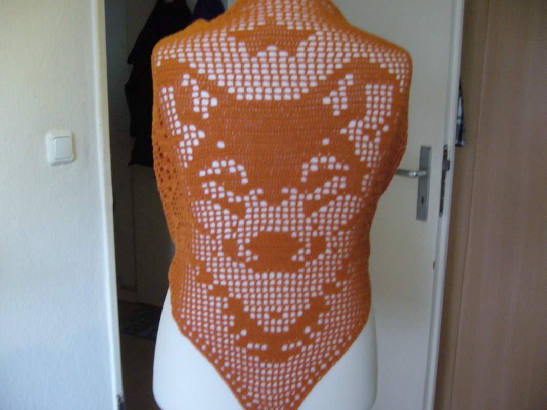 Schultertuch Schattenwolf