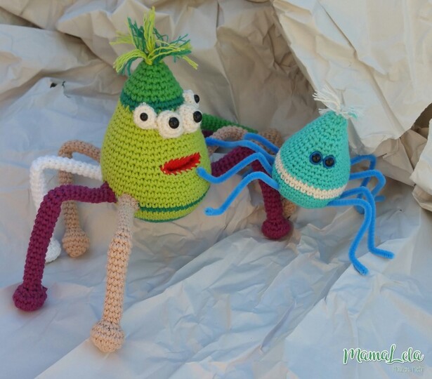 Amigurumi Spinnen - Häkelanleitung