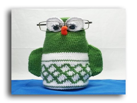 Häkelanleitung - Brillenhalter Eule Agathe