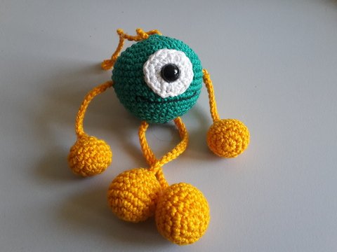 Häkelanleitung Anhänger Wommelino