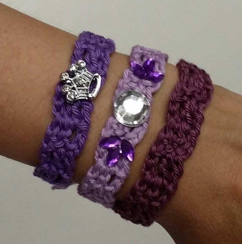 Gehäkelte Freundschaftsbänder - Bild 4