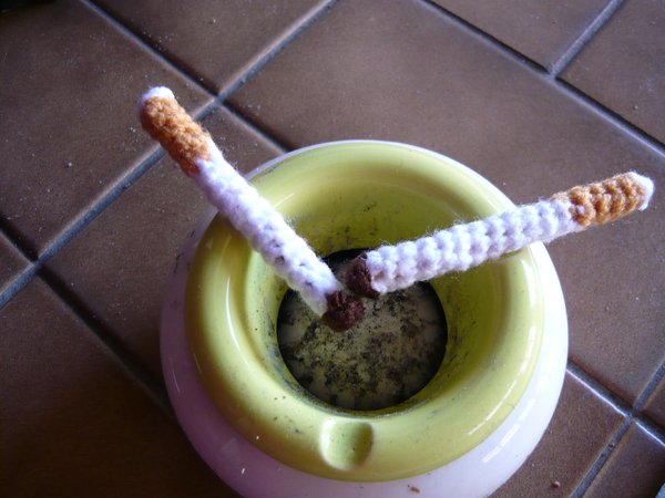 Häkelanleitung Zigarette