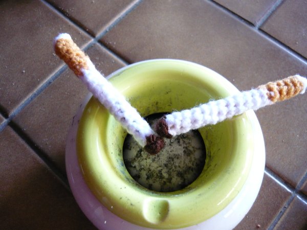 Häkelanleitung Zigarette