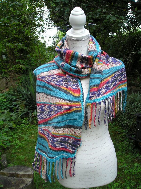 Strickanleitung Schal "Gletscherhöhle" - Bild 4