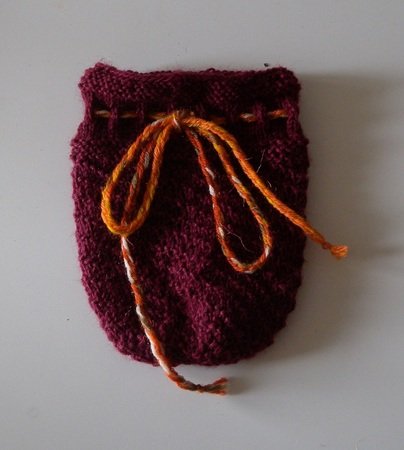 Small Gift Bag Knitting Pattern "Campion"