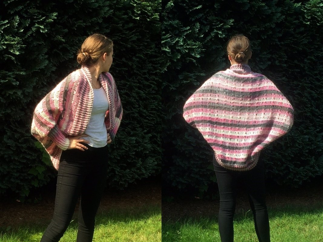 Häkelanleitung Seelenwärmer "Kuschelwolke", alle Größen