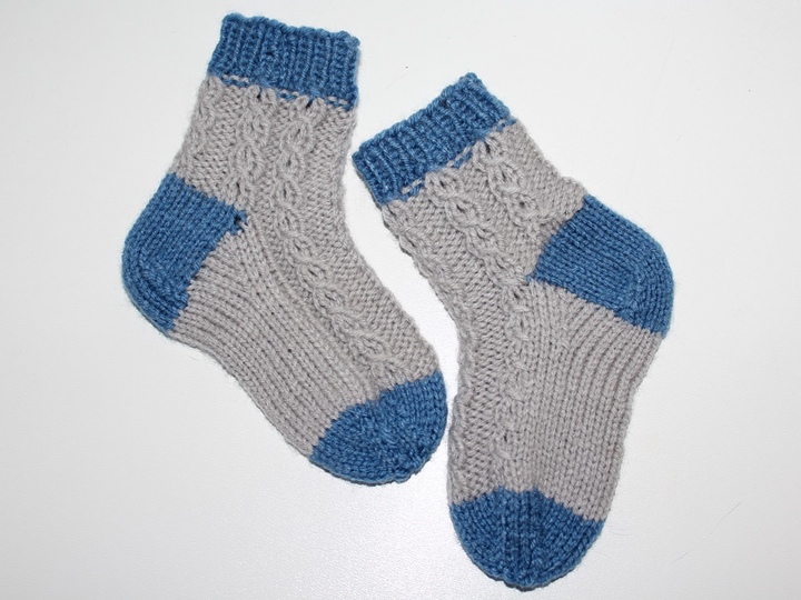 Strickanleitung Baby-Socken, Sohlenlänge ca. 12,5 cm