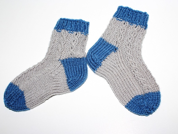 Strickanleitung Baby-Socken, Sohlenlänge ca. 12,5 cm