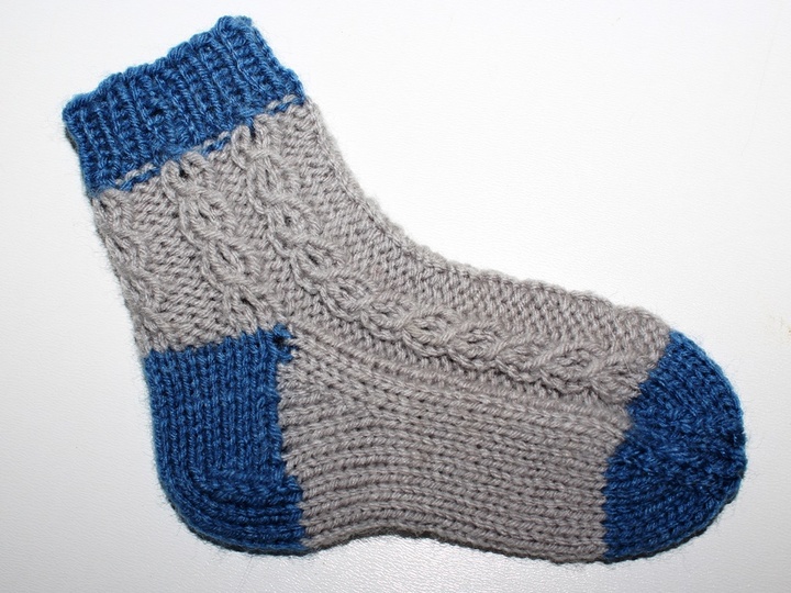 Strickanleitung Baby-Socken, Sohlenlänge ca. 12,5 cm