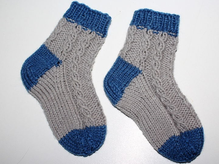 Strickanleitung Baby-Socken, Sohlenlänge ca. 12,5 cm