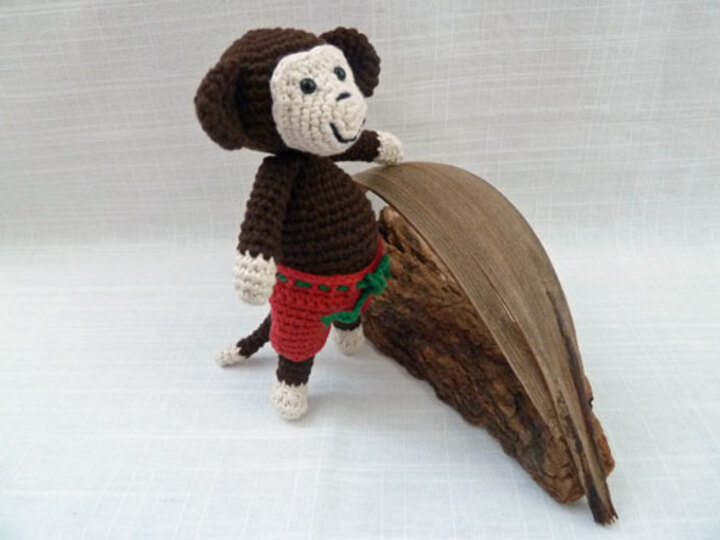 Häkelanleitung - Amigurumi Äffchen