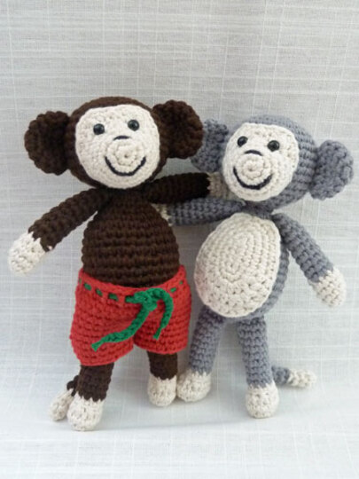 Häkelanleitung - Amigurumi Äffchen